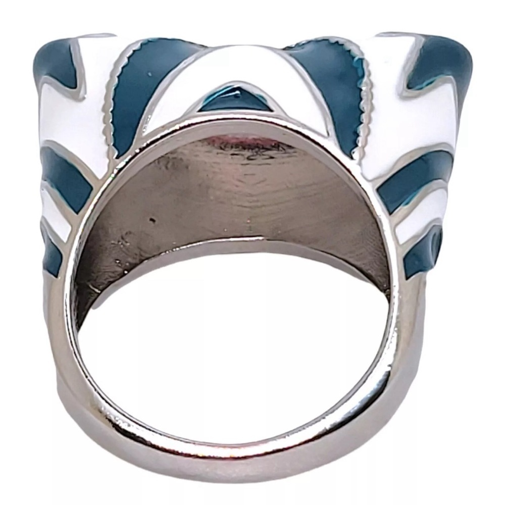 925 Sterling Silver Star Wars Ahsoka Tano Theme Inspired Ring Unisex Design - Picture 3 of 3